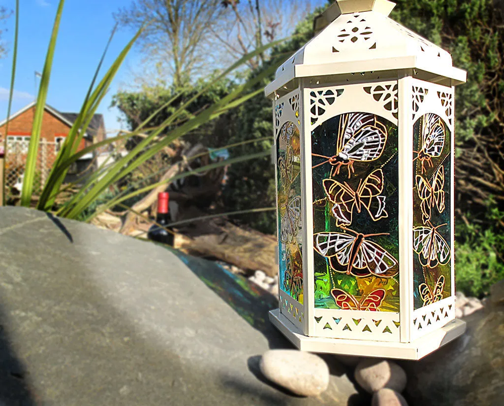 Butterfly Moroccan Lantern