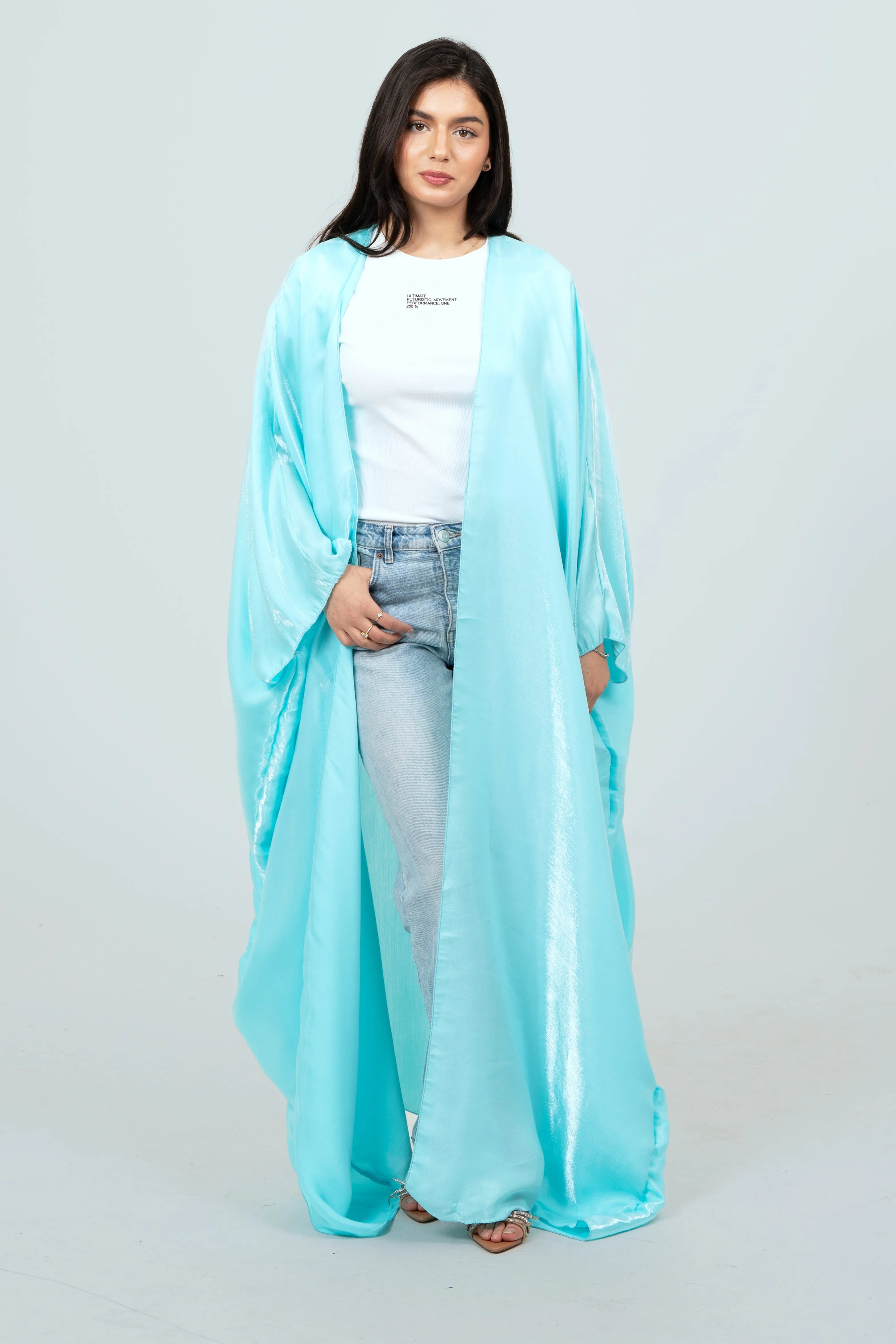 Butterfly Shiny Abaya