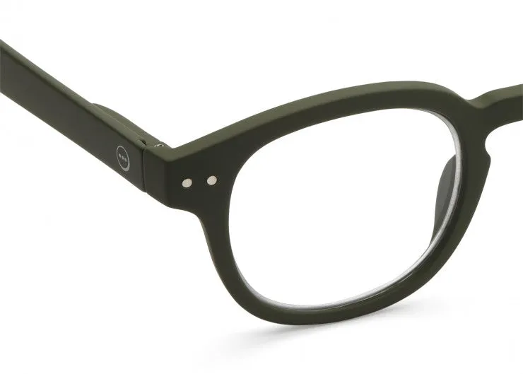 #C Izipizi Reading Glasses - Khaki Green