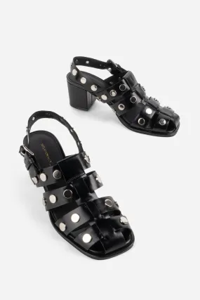 CALIX STUDDED FISHERMAN HEEL