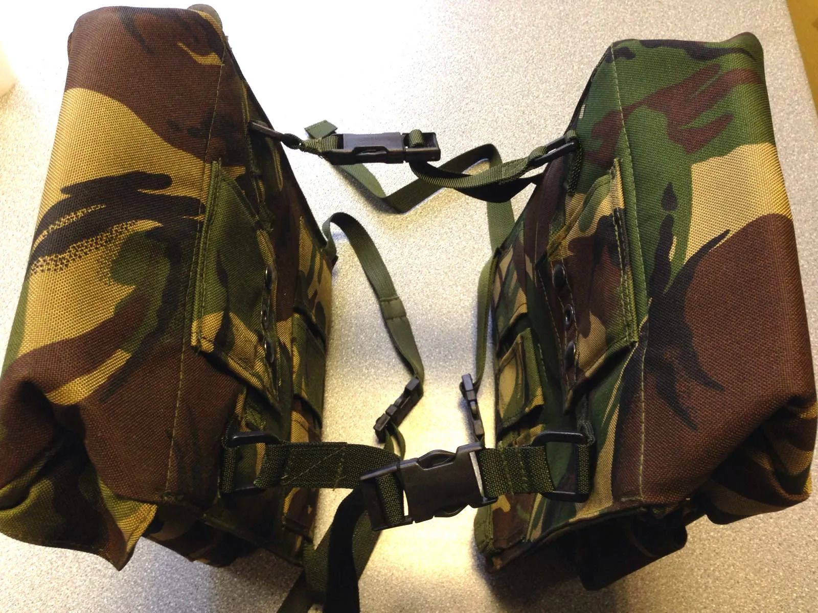 CAMOUFLAGE MOTORCYCLE PANNIERS