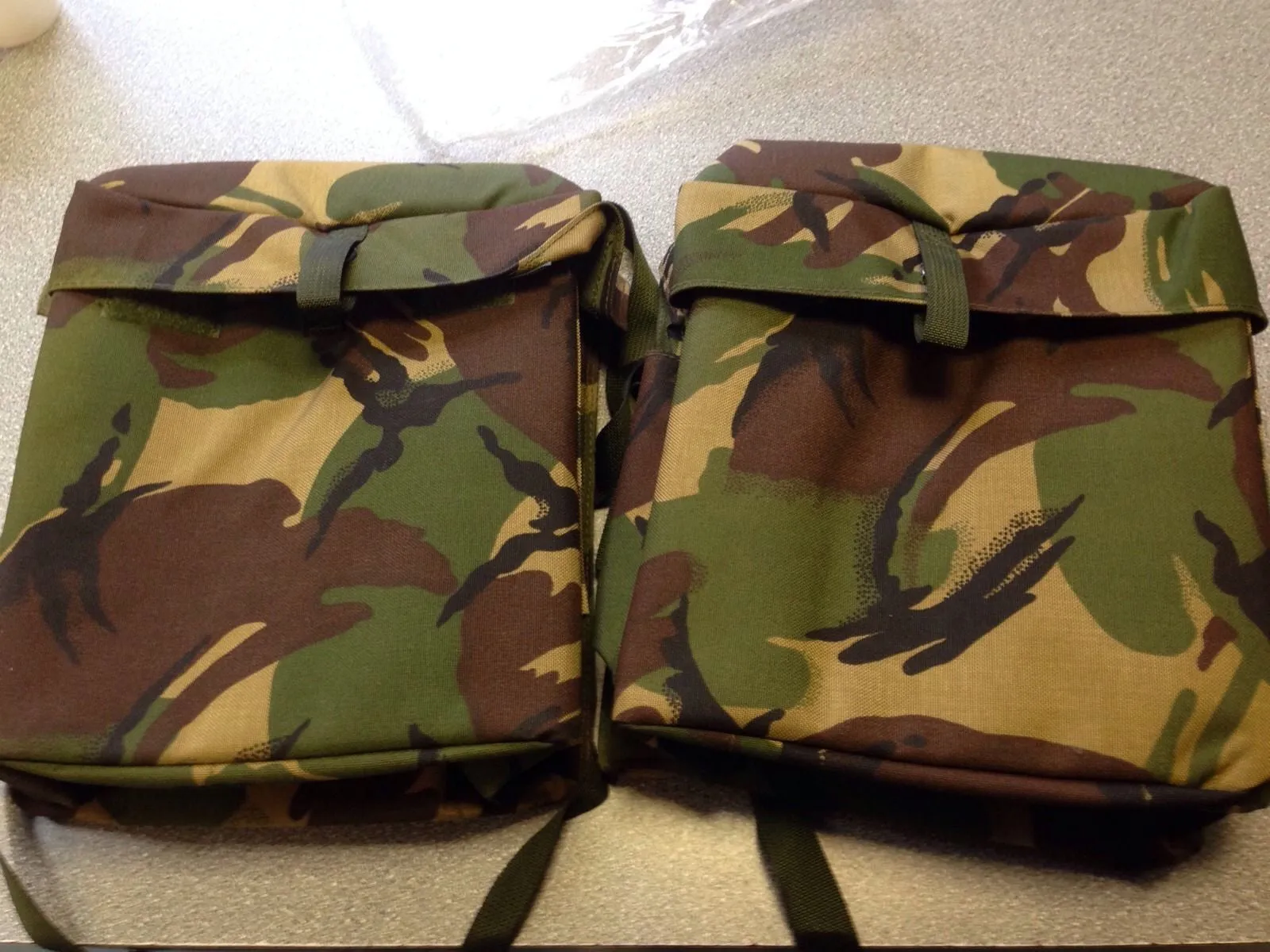 CAMOUFLAGE MOTORCYCLE PANNIERS