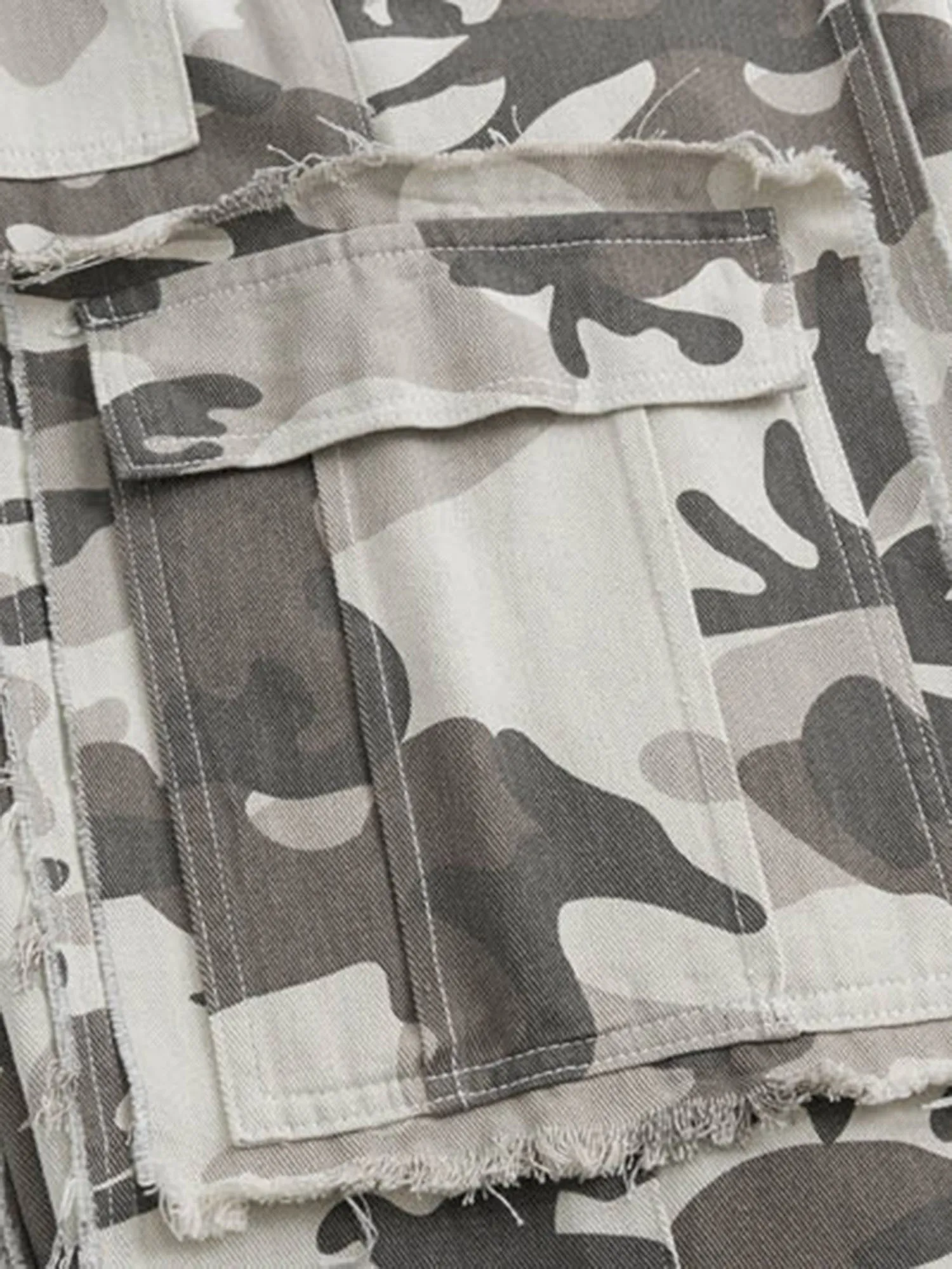 Camouflage Multi-pocket Camo Cargo Pants