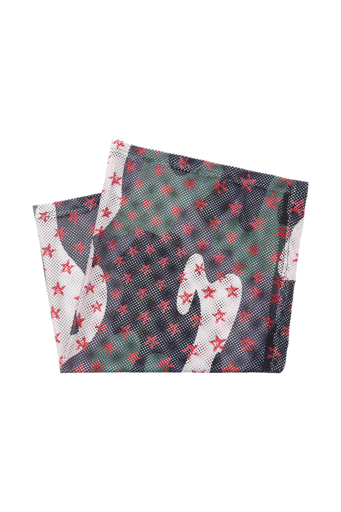 Camouflage Star Mesh Headscarf