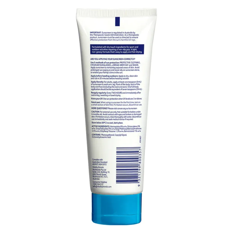 Cancer Council Australia Sport SPF50  Sunscreen 1300 110ml