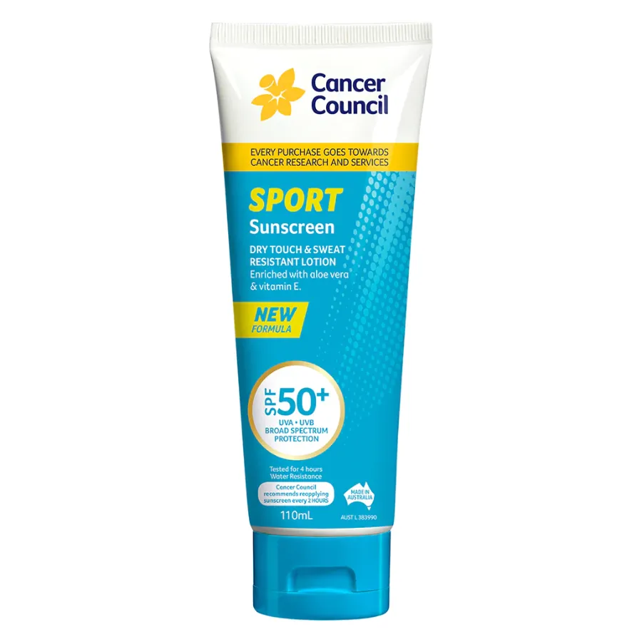 Cancer Council Australia Sport SPF50  Sunscreen 1300 110ml