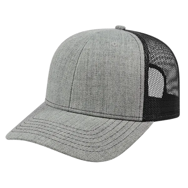 Cap America i3035 - Blended Wool Acrylic with Mesh Back Cap - Blank