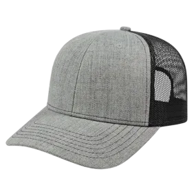 Cap America i3035 - Blended Wool Acrylic with Mesh Back Cap - Blank