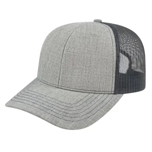 Cap America i3035 - Blended Wool Acrylic with Mesh Back Cap - Blank