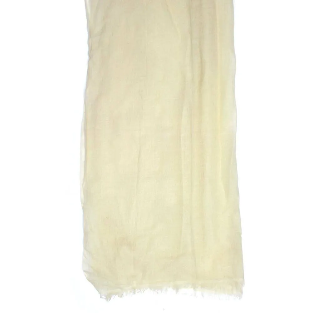 Cashmere Blend Scarf - Ivory