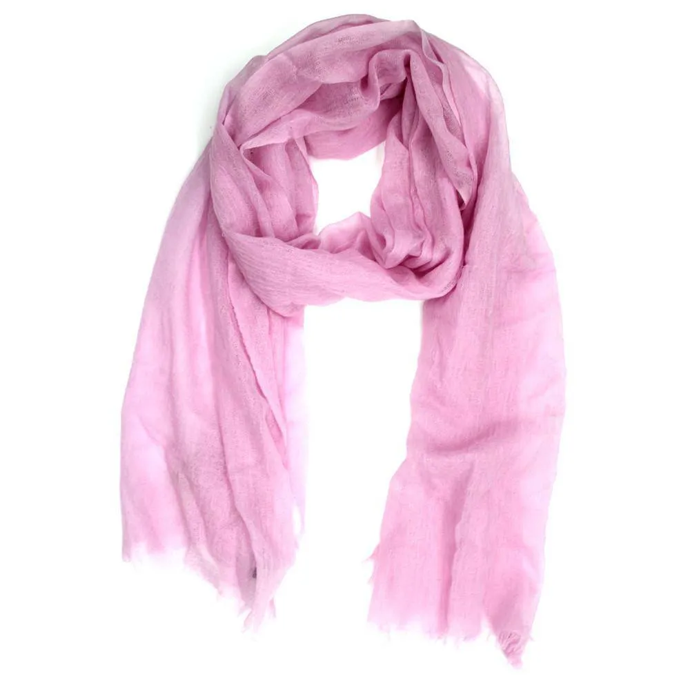 Cashmere Blend Scarf - Light PInk