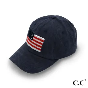 C.C. Baseball Cap Flag