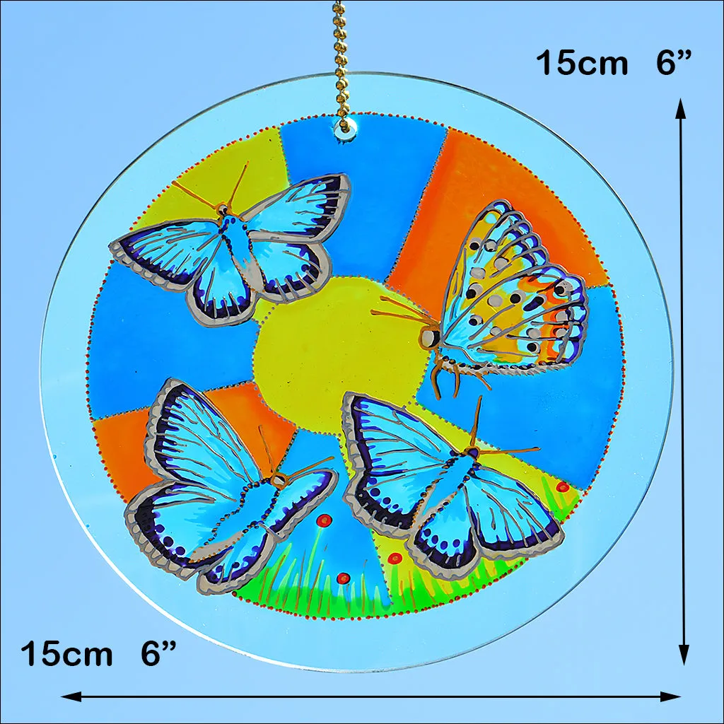 Chalk Hill Blue Butterfly Suncatcher