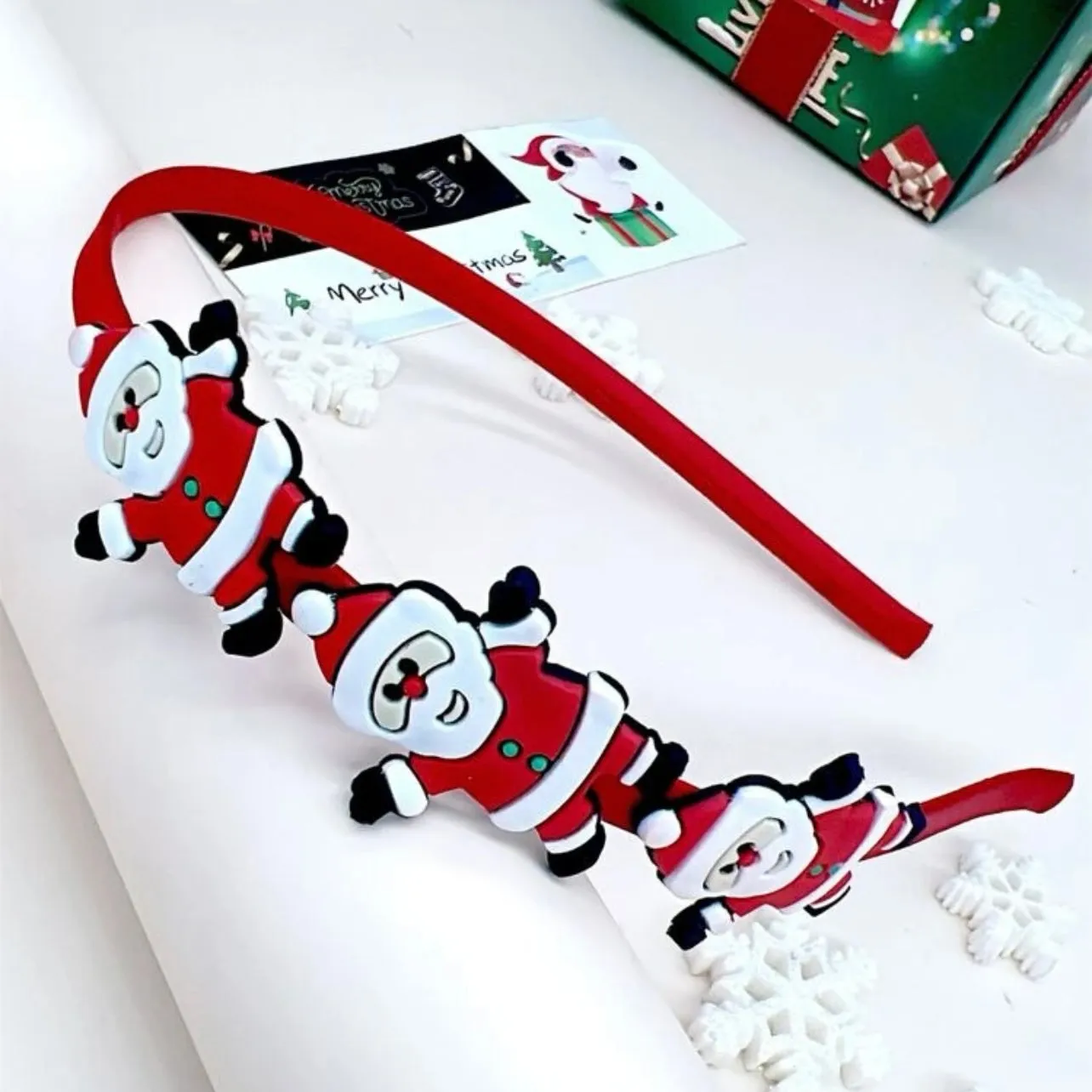 Christmas Headband - Handmade Headpiece, Santa Headband, Snowman Headband, Holiday Headband, Christmas Tree