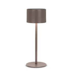 Classic Solar LED Table Lamp - Newport Wicker