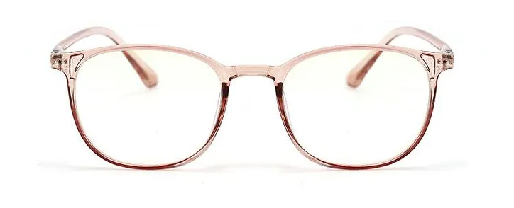 Clear Pink - Unisex Blue Light Filtering Glasses (low-grade)