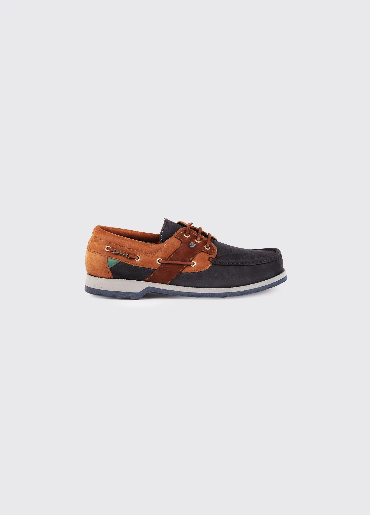 Clipper Deck Shoe - Navy/Brown