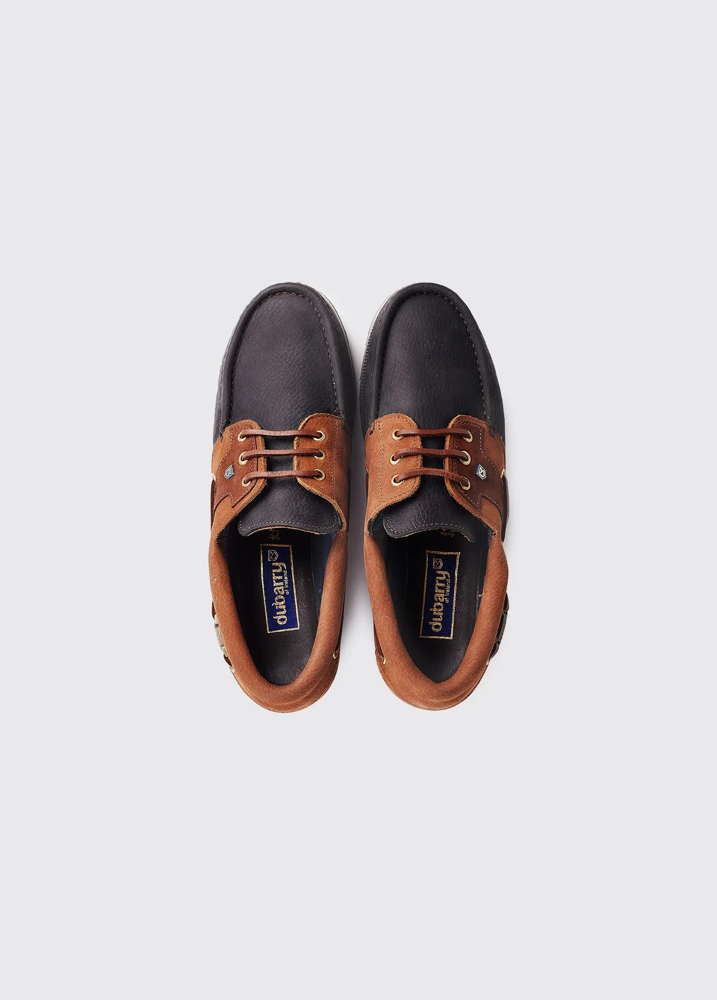 Clipper Deck Shoe - Navy/Brown