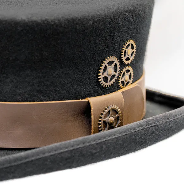 Conner - Low Crown Steam Punk Top Hat