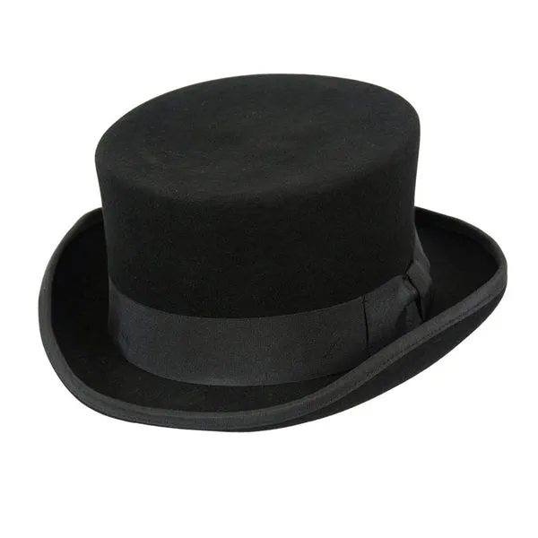 Conner - Low Rise Wool Top Hat