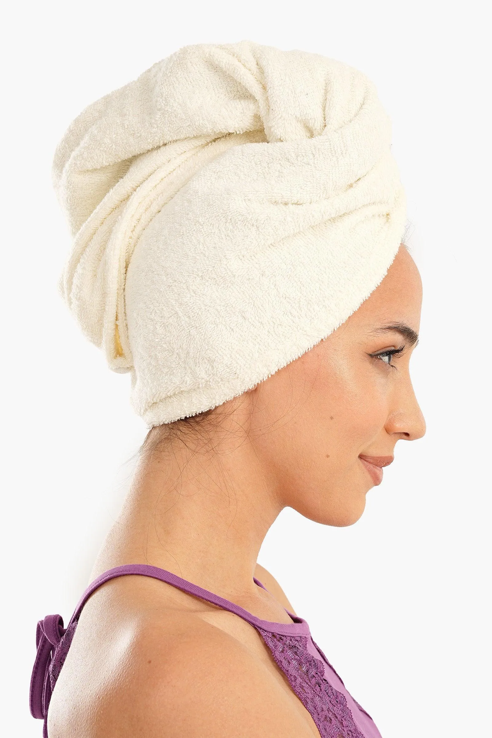 Cotton Hair Towel Wrap