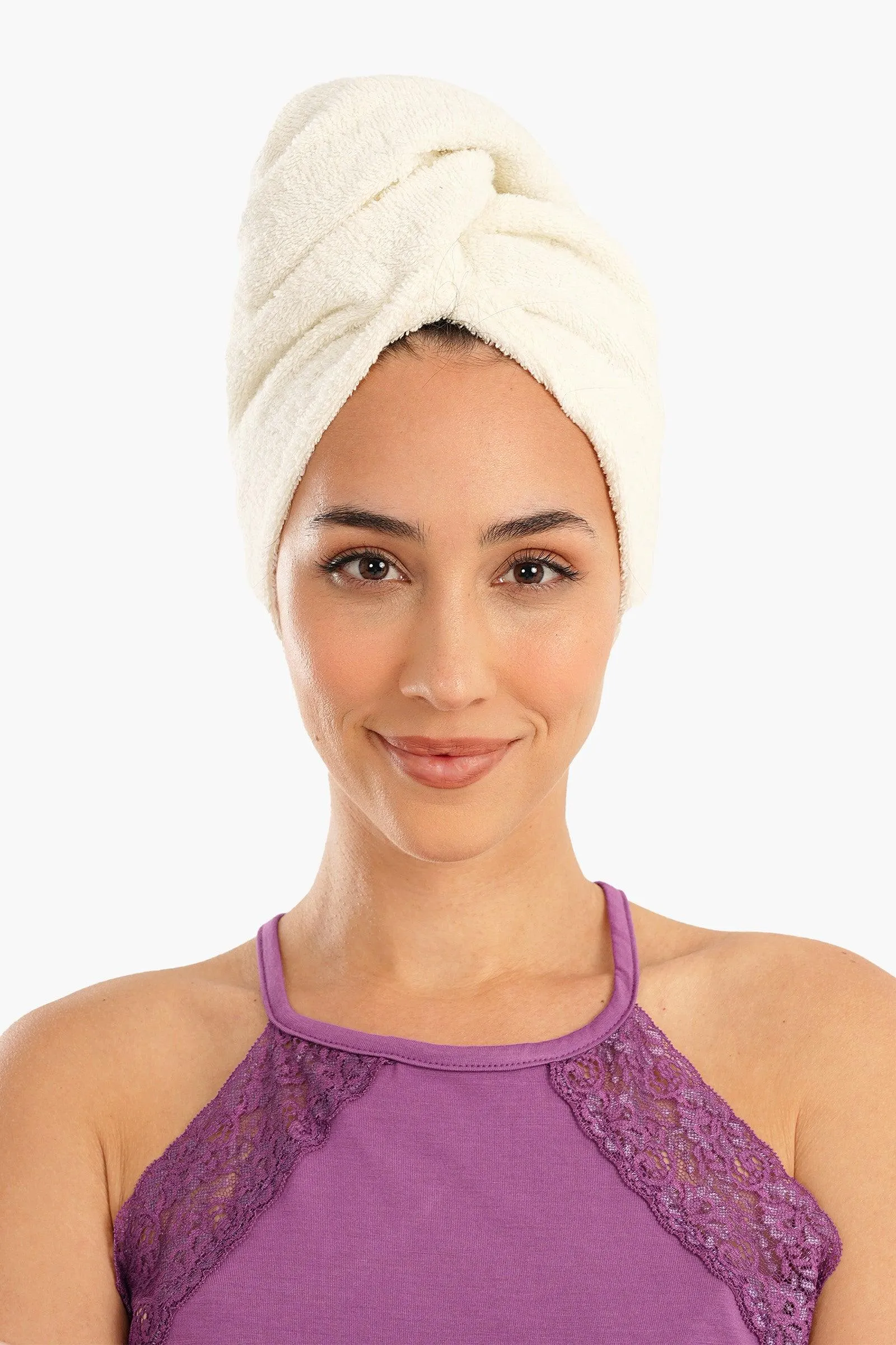 Cotton Hair Towel Wrap