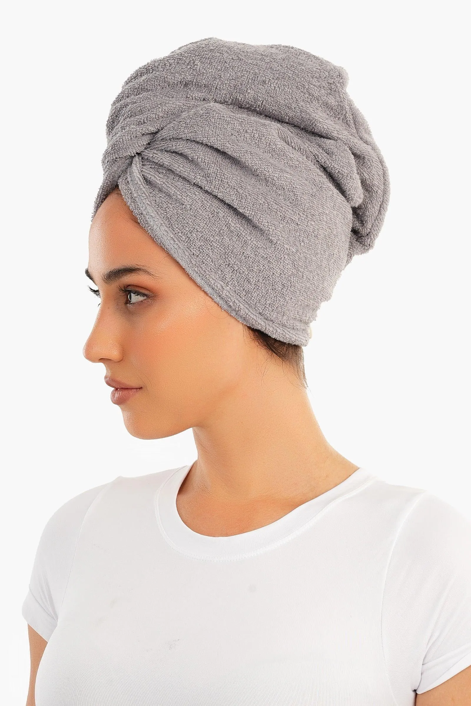 Cotton Hair Towel Wrap