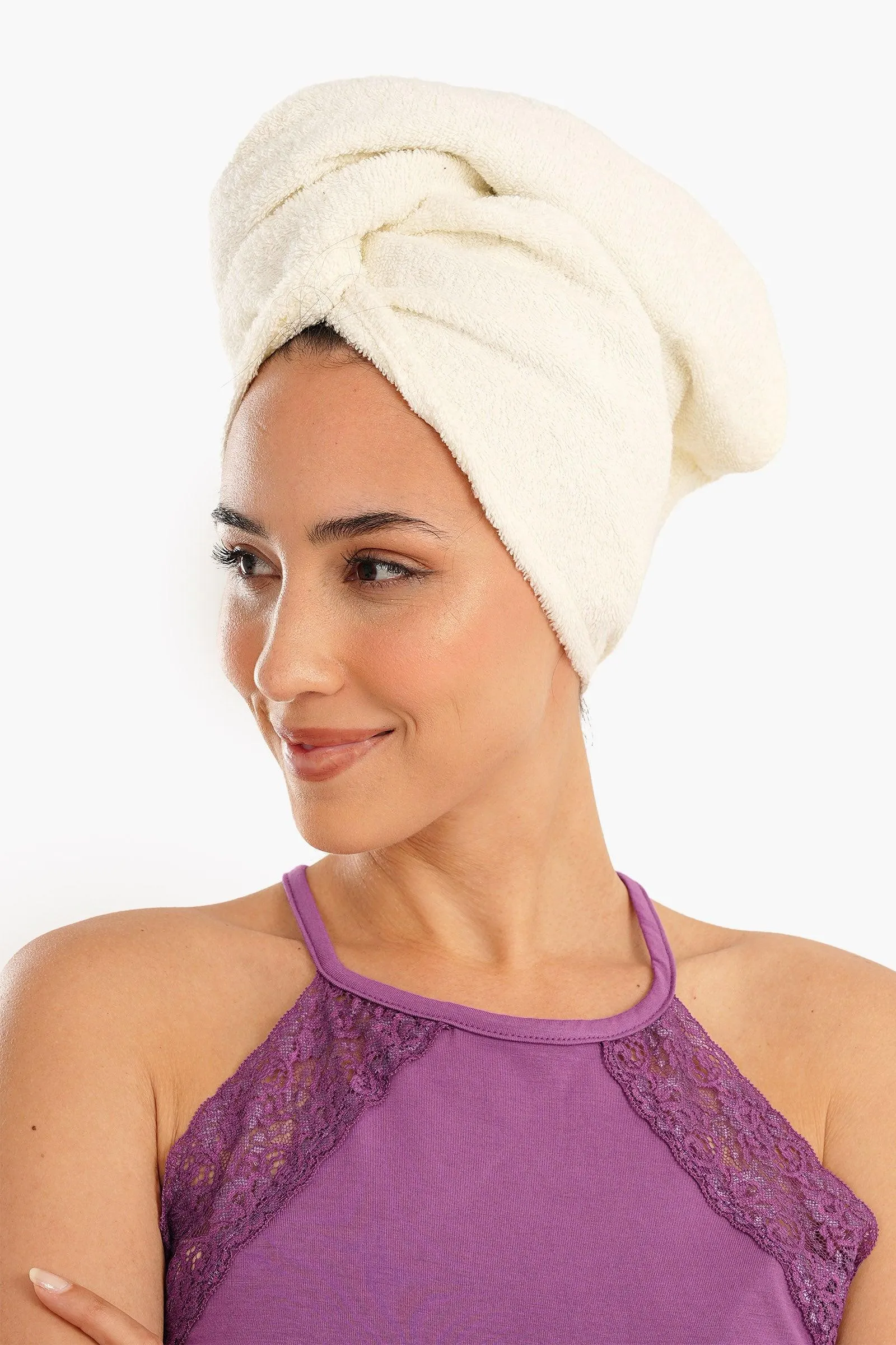 Cotton Hair Towel Wrap