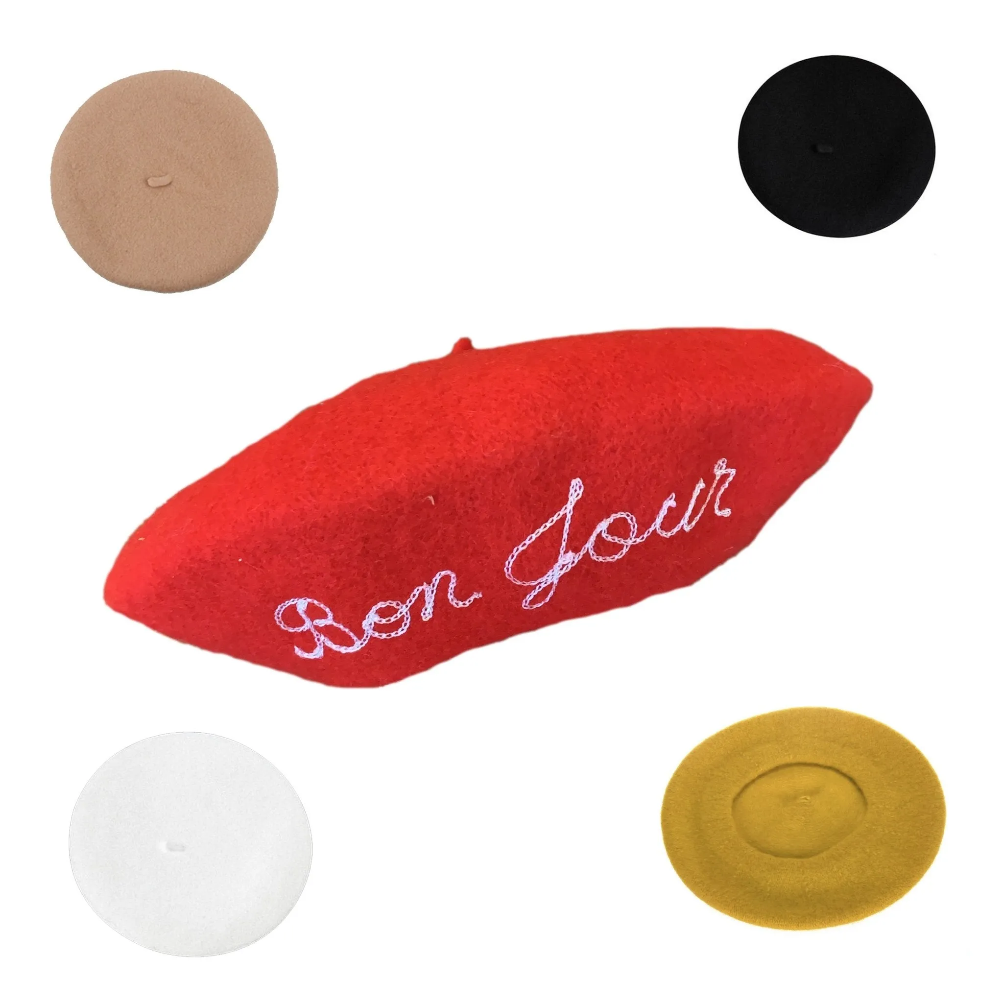 Custom Chainstitch Beret