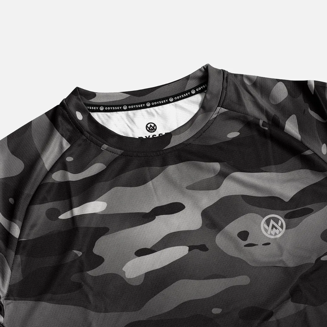 Dark Camo Long Sleeve MTB Jersey