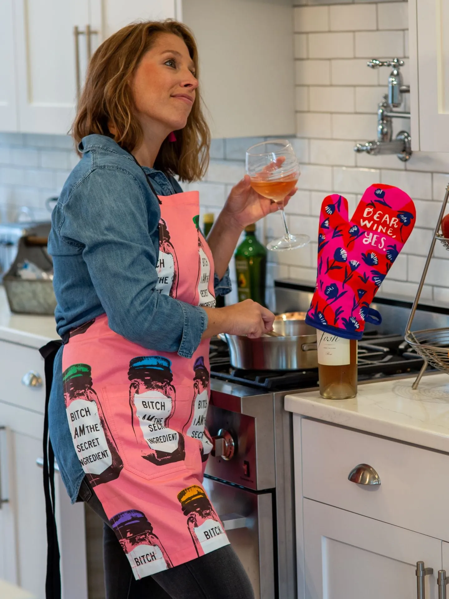 Dear Wine, Yes. Oven Mitt