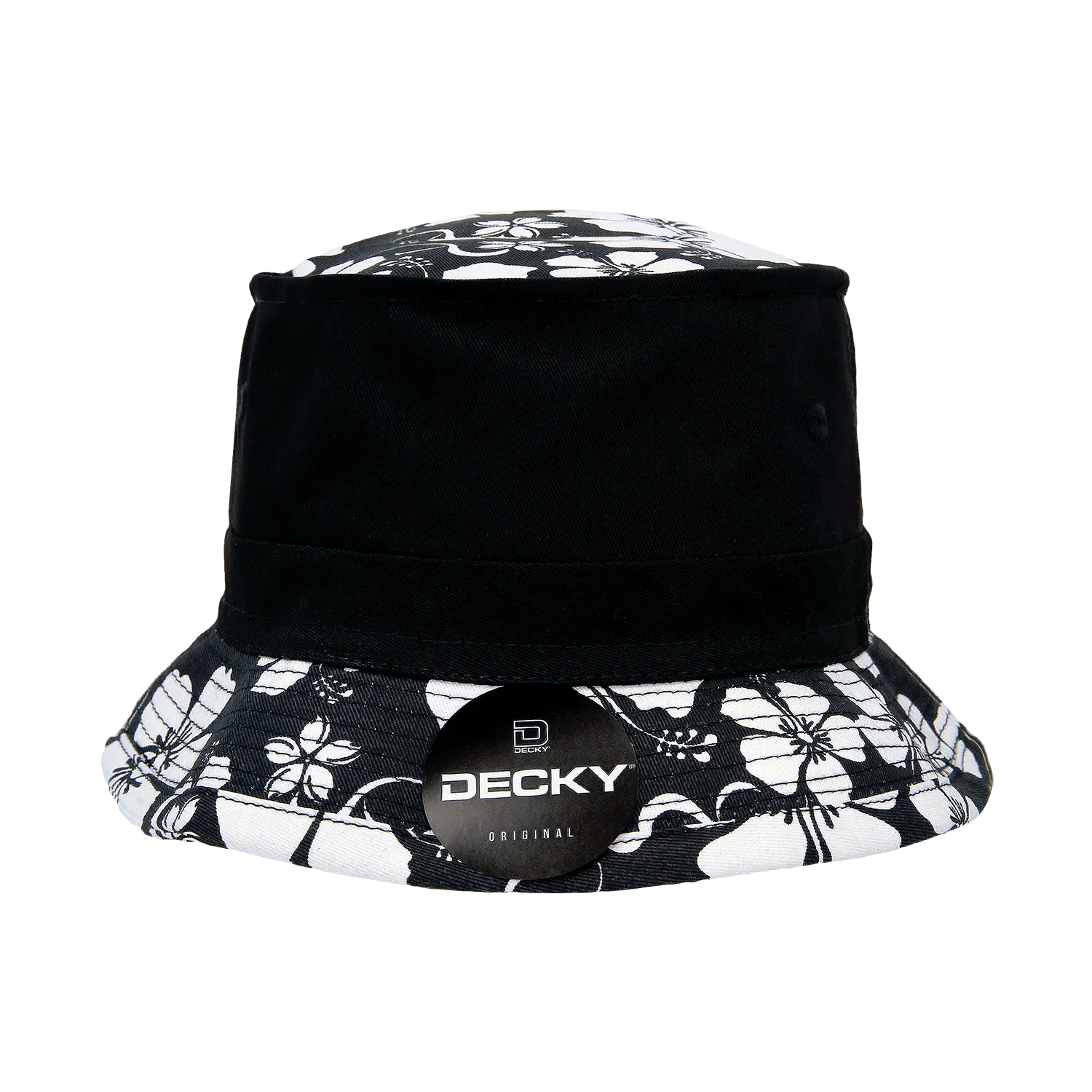 Decky 456 - Structured Floral Brim Fisherman's Bucket Hat