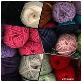 Diamond Luxury Pure Wool Superwash Solids and Heathers