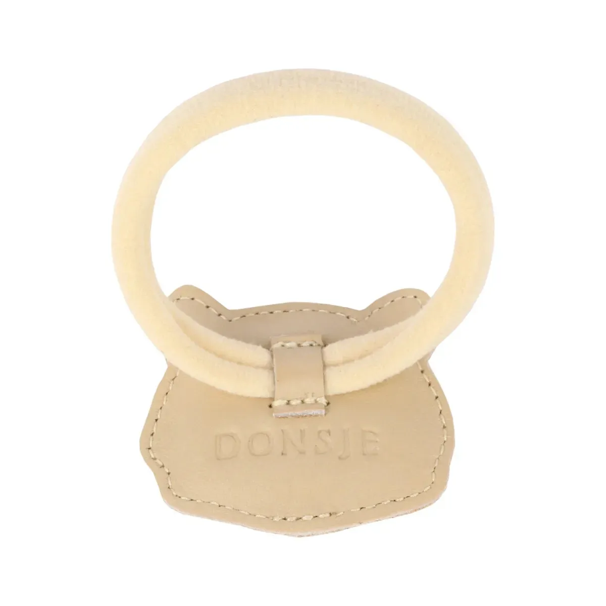 DONSJE ~ Cherry Leather HAIR TIE & other colors