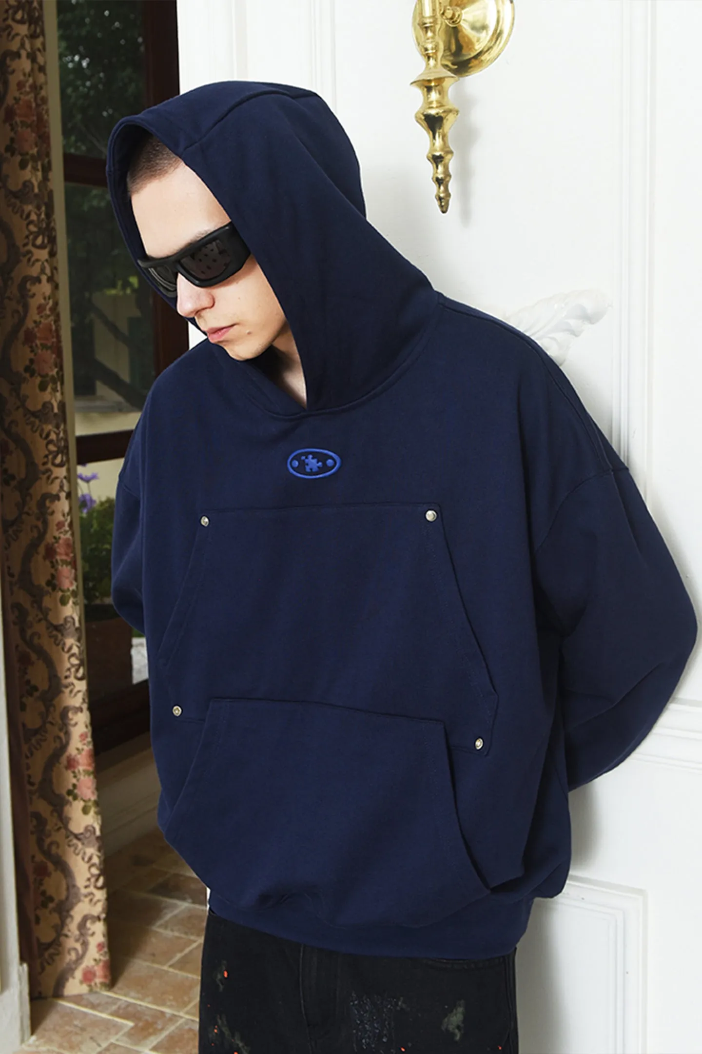 Double Pocket Hooded Sweatshirt