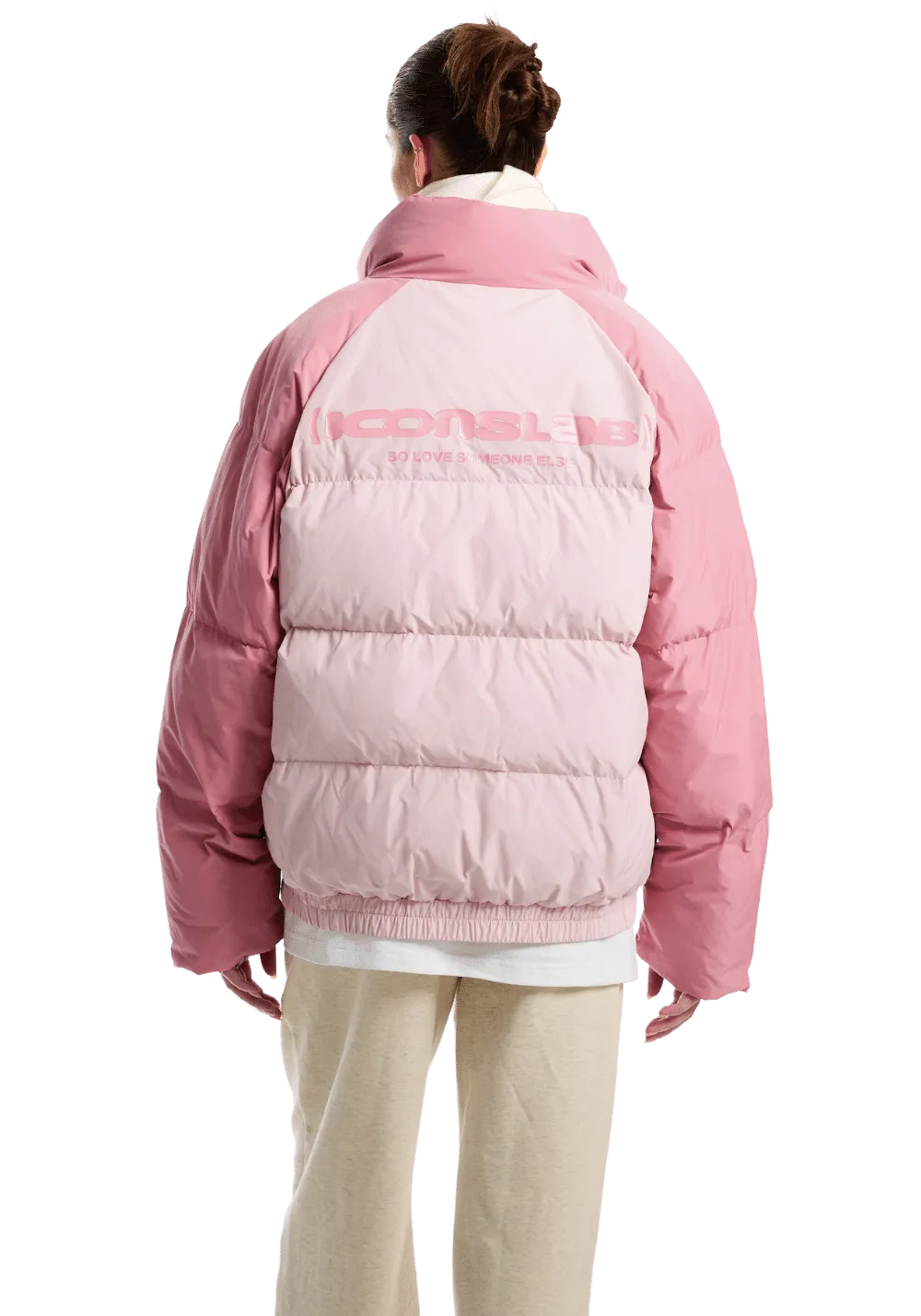 Drop Shoulder Puffer Jacket