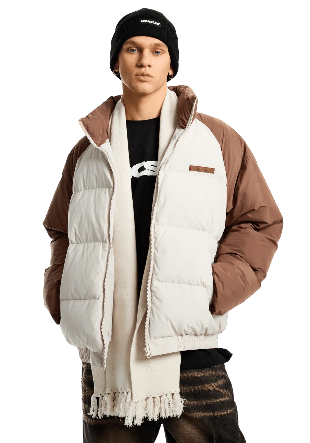 Drop Shoulder Puffer Jacket