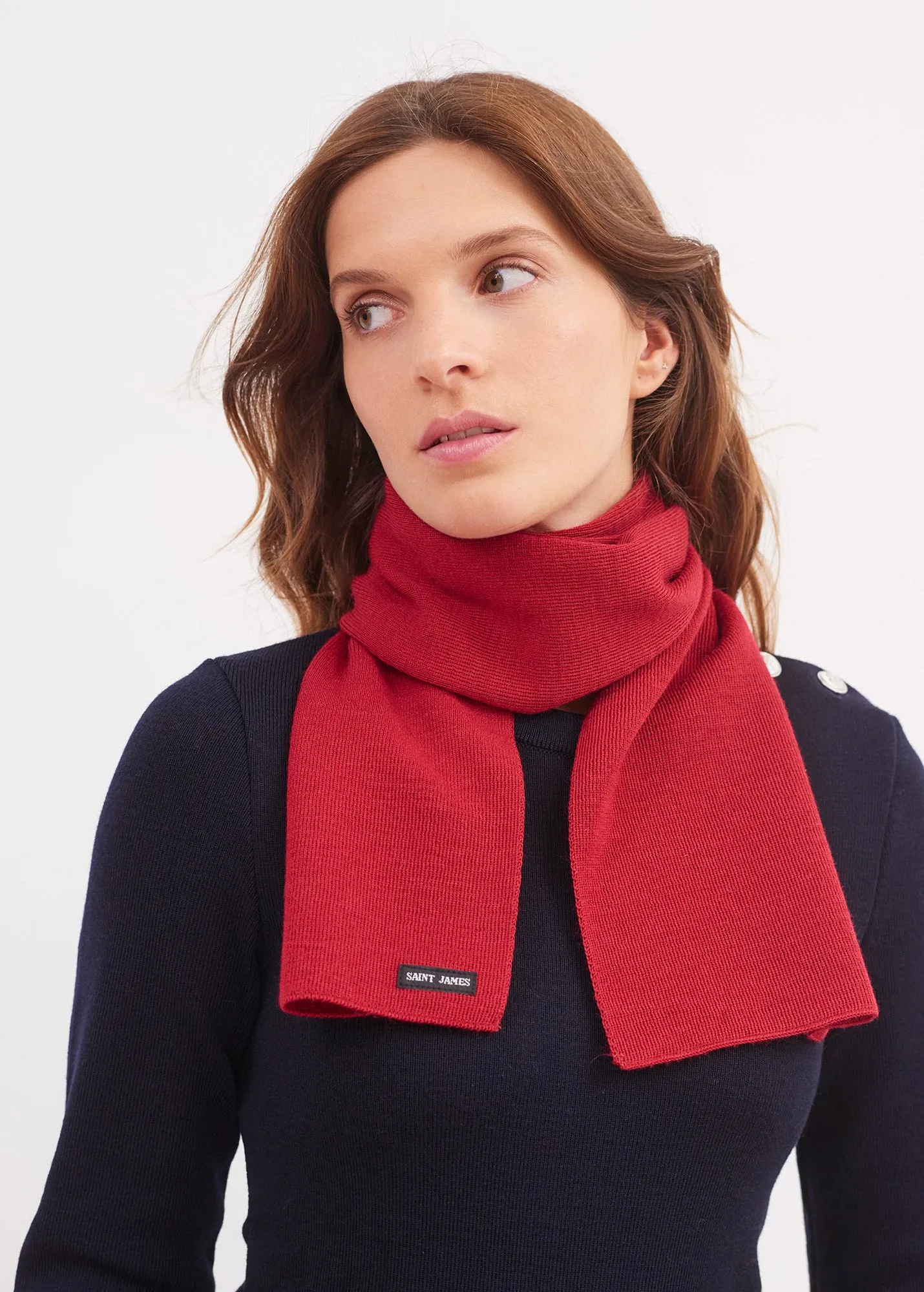 Echarpe unie Scarf - en pure laine vierge (MEDOC)