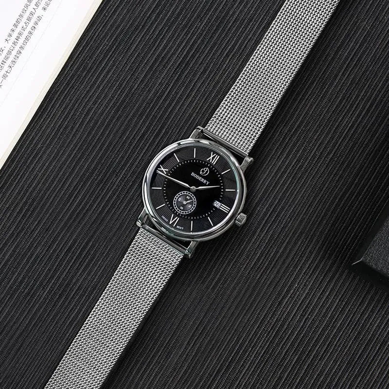 ELEGANT - Swiss Quartz Movement Watch | Black Dial