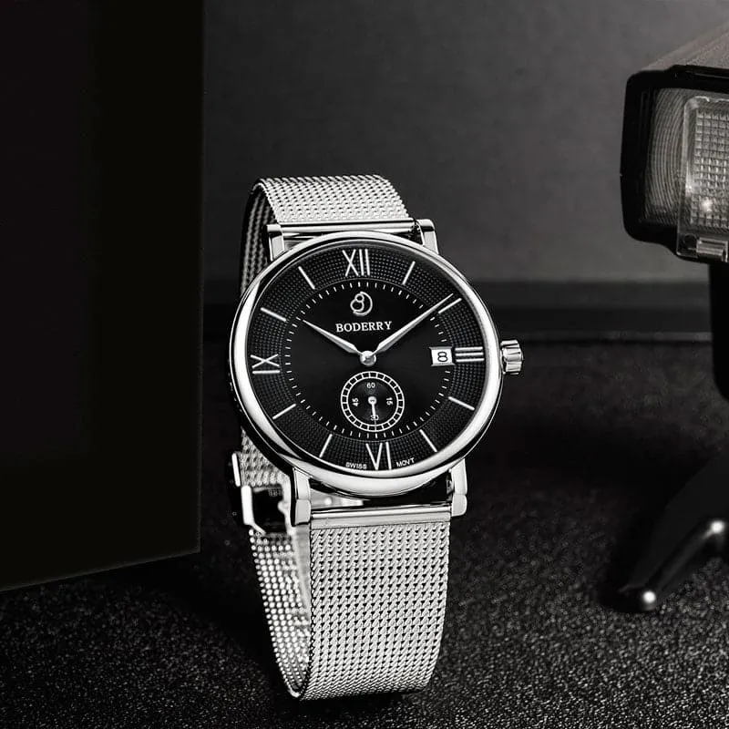 ELEGANT - Swiss Quartz Movement Watch | Black Dial