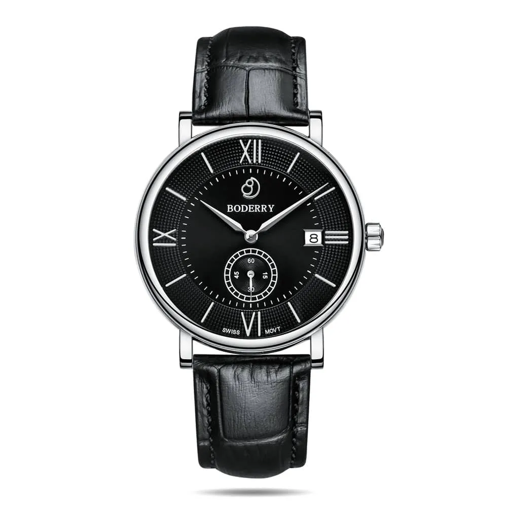 ELEGANT - Swiss Quartz Movement Watch | Black Dial