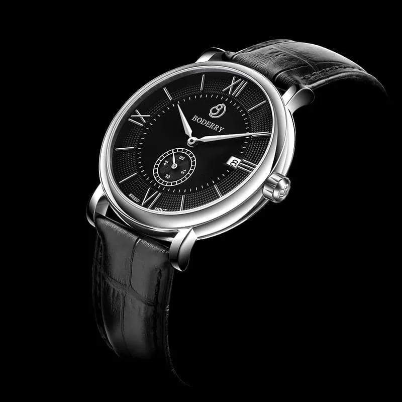 ELEGANT - Swiss Quartz Movement Watch | Black Dial