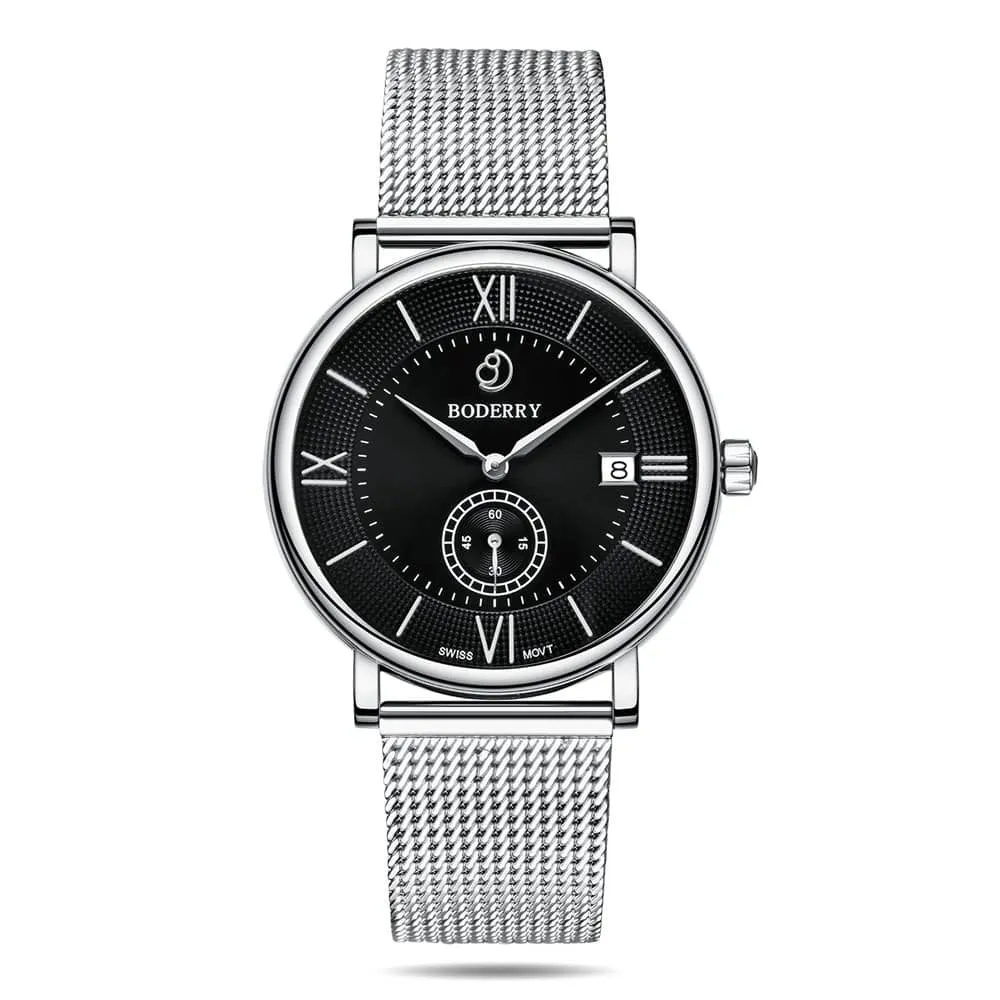 ELEGANT - Swiss Quartz Movement Watch | Black Dial