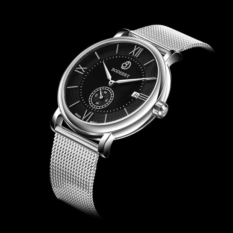 ELEGANT - Swiss Quartz Movement Watch | Black Dial