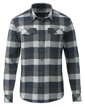 Field Flannel Shirt | Steel Blue Trio