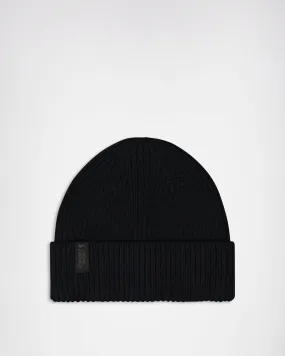 Fjord Merino Beanie  - Black