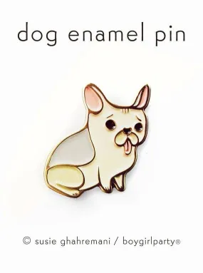 French Bull Dog Enamel Pin