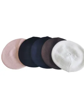 Fully Knitted Cotton French Berets