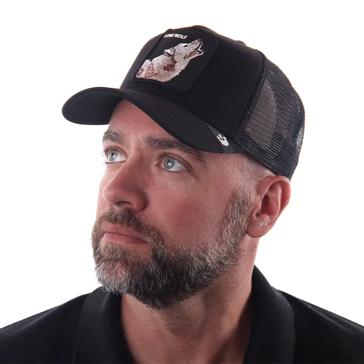 Goorin Brothers Lone Wolf Trucker - Black