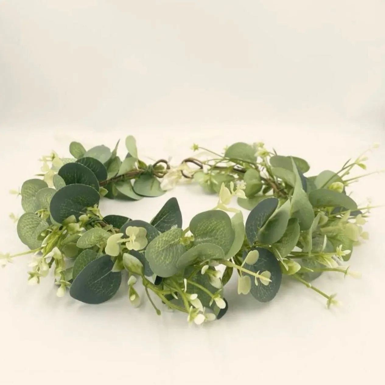 Greenery Headband - Handmade Headpiece, Flower Headpiece, Rainbow Flowers, Flower Child, Floral Headband